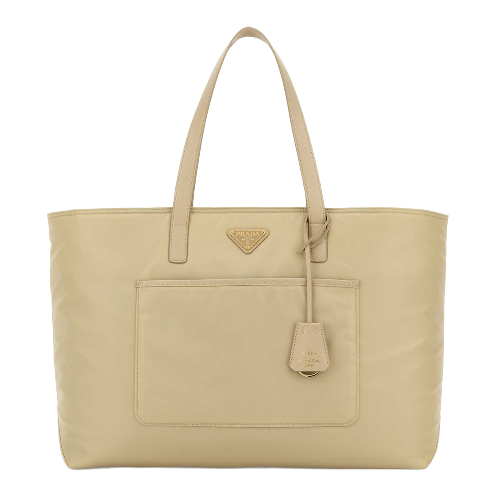 Desert Beige Re-Edition 1978 Large Re-Nylon Shopping Bag
