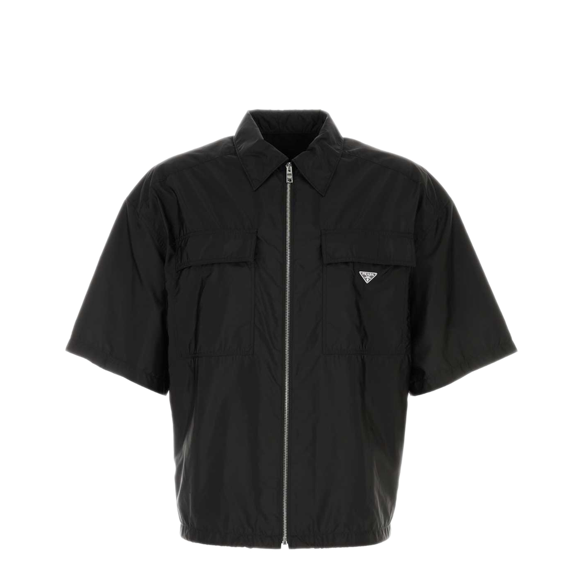 MAYFEYR - Prada - Black Re Nylon Shirt - SC758SWM11WQ9F0002