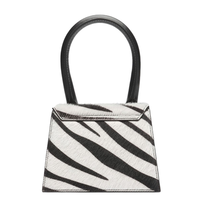 Elegant Zebra Print Handbag