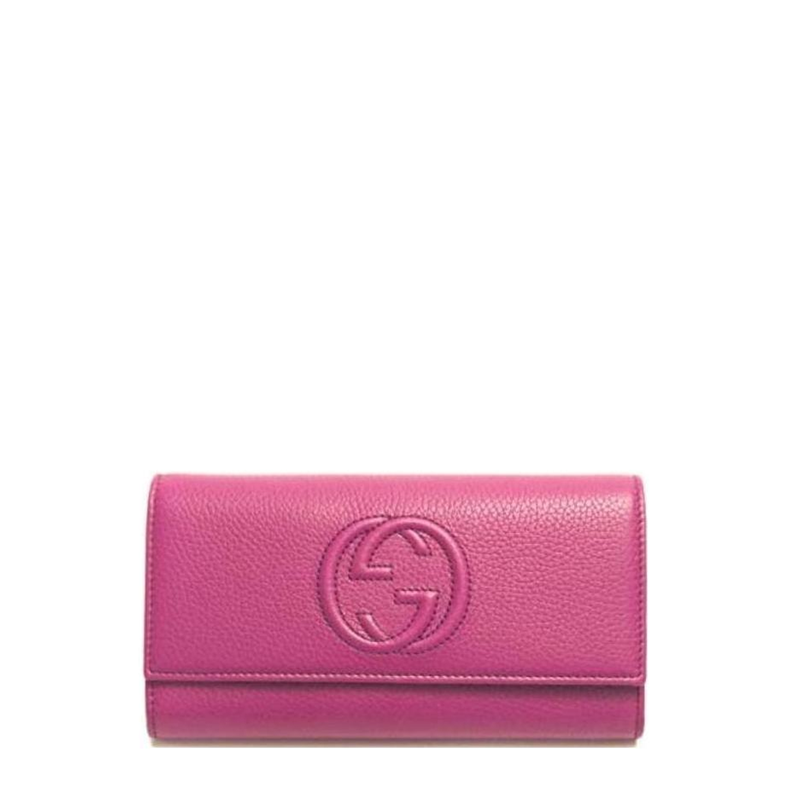 Pink GG Pattern Wallet