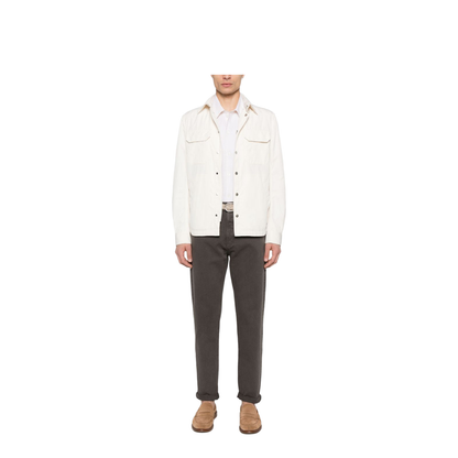 Linen Shirt - Ecru Long Sleeves