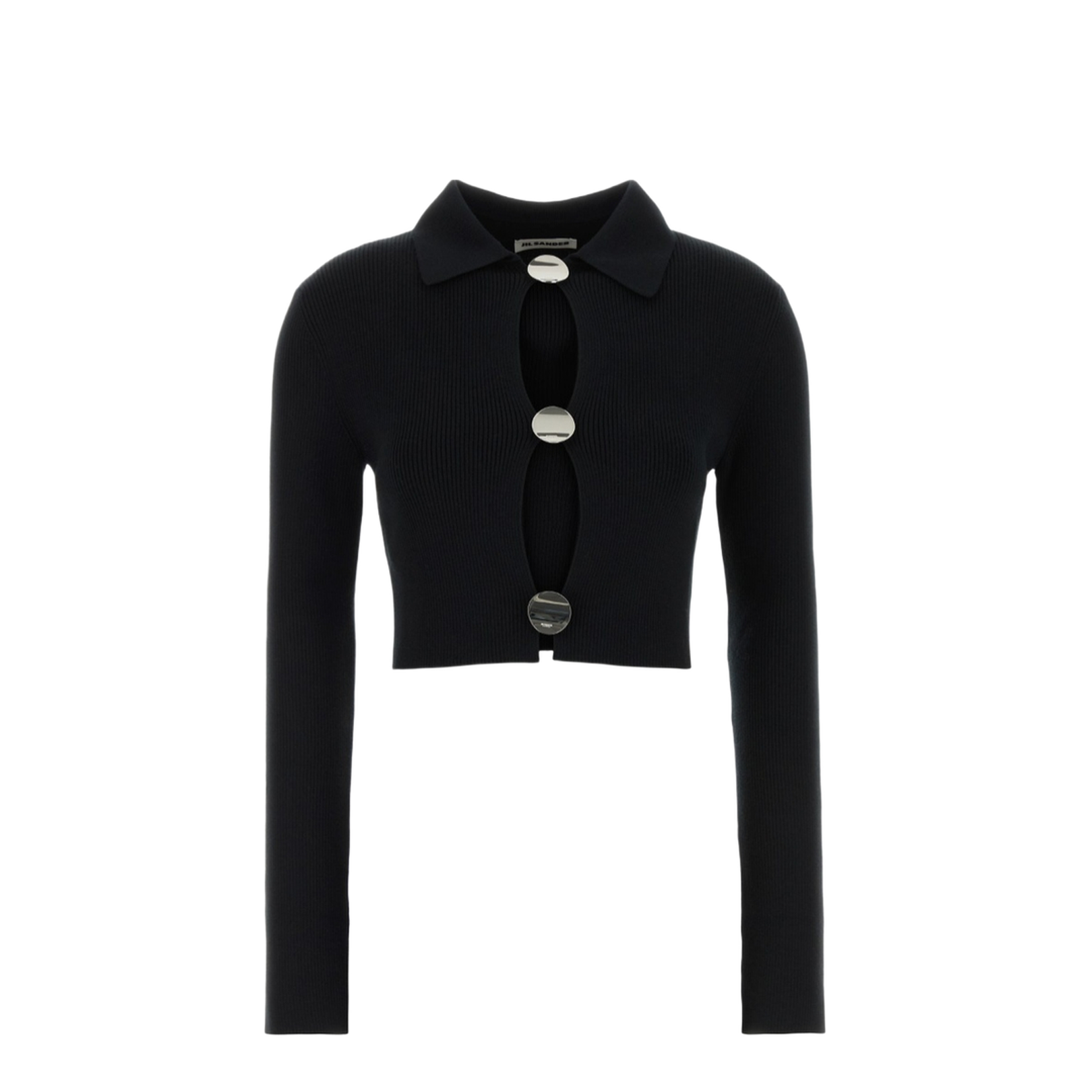 Black Wool Cardigan