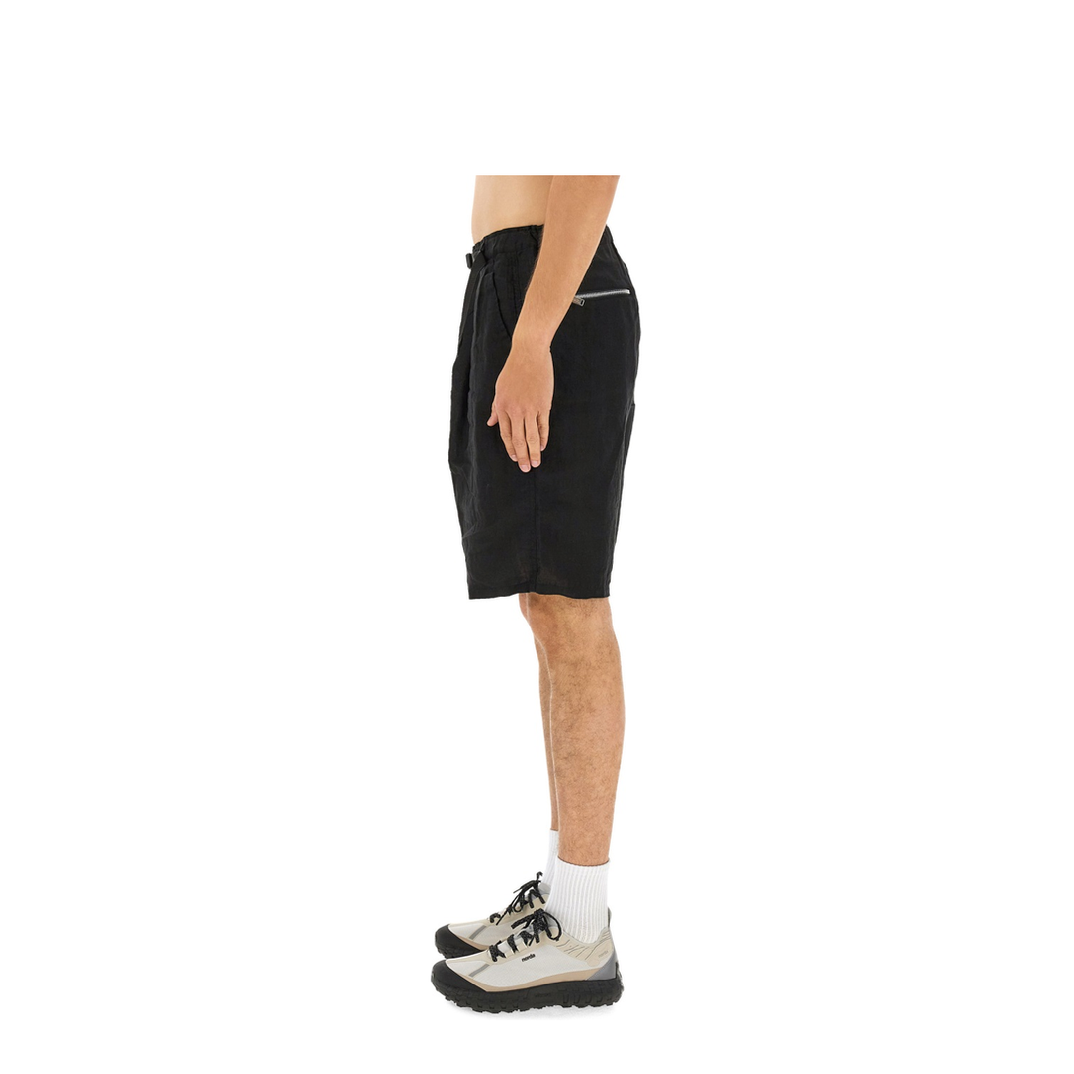 MAYFEYR - UNDERCOVER - Linen Shorts - UC1E4518BLACK
