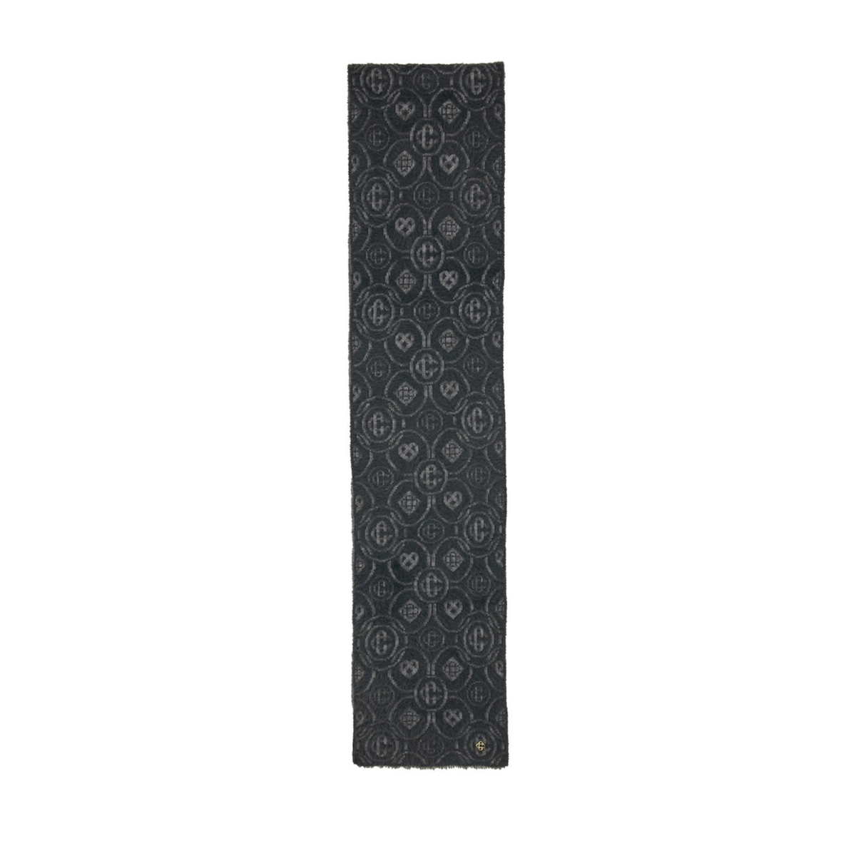 MAYFEYR - Casablanca - Monogram Fluffy Scarf - AAW25ACC27401GREY