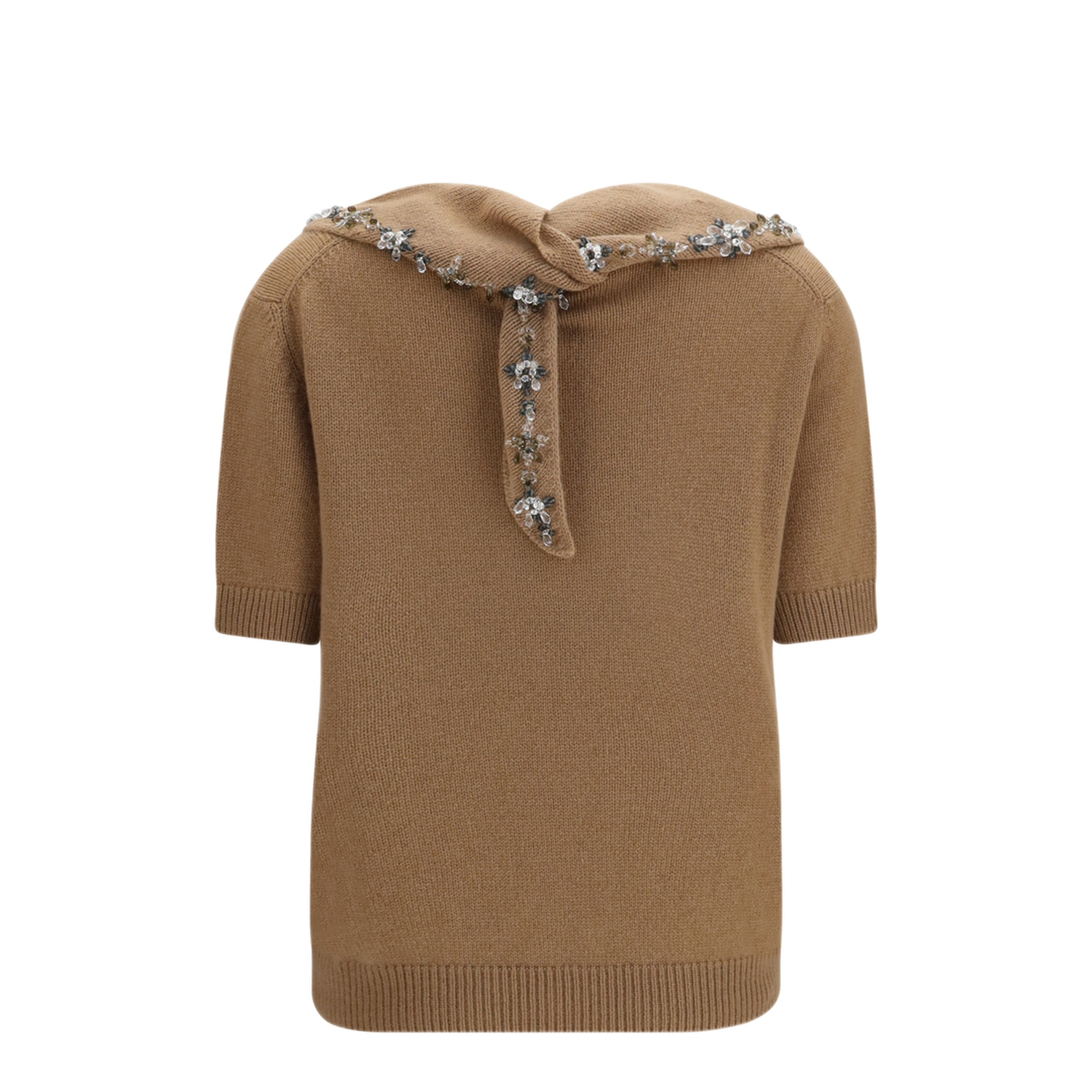 MAYFEYR - Prada - Cashmere Sweater With Jewel Scarf - P24D3GSOOO17E2