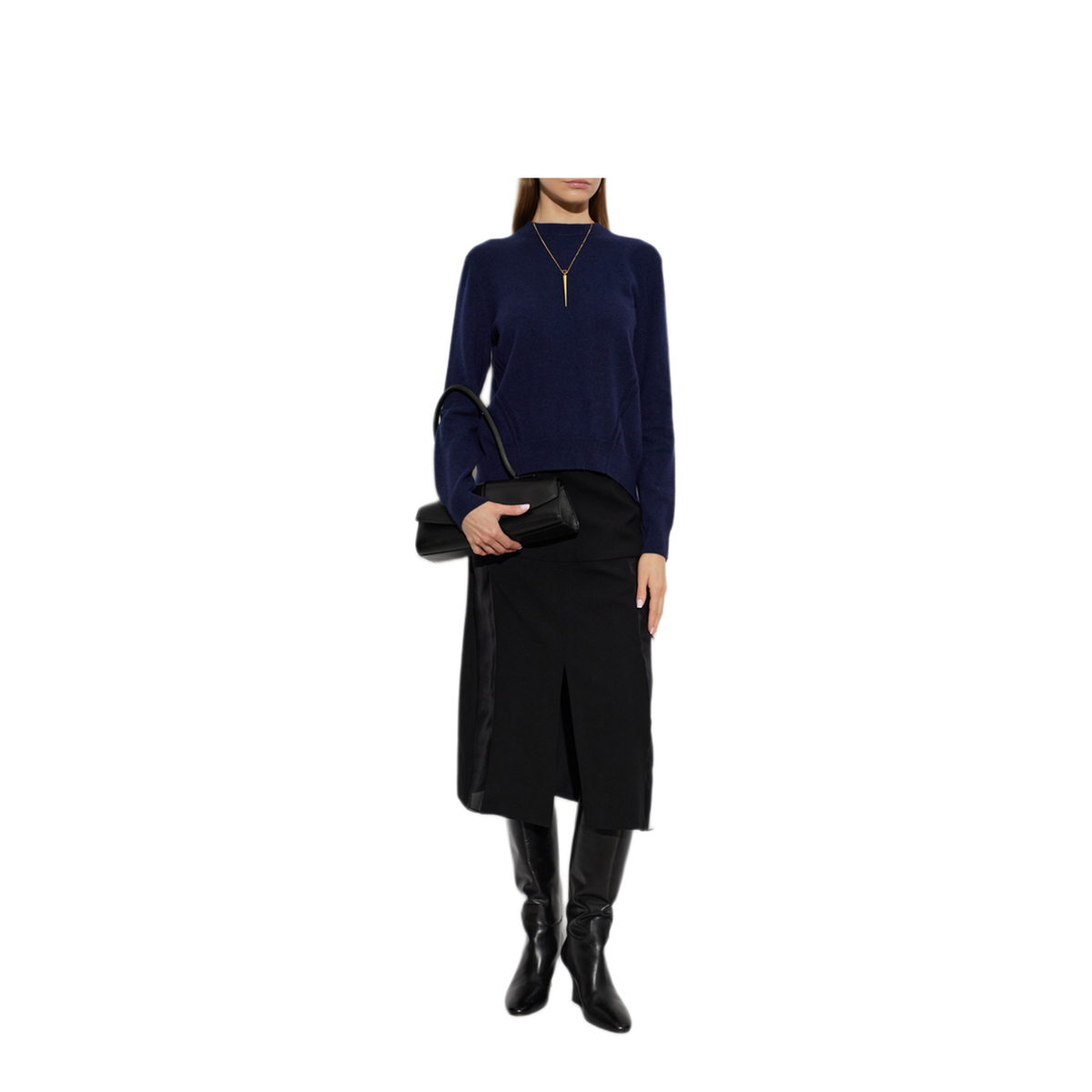 MAYFEYR - Jil Sander - Navy Blue Cashmere Sweater - J03GP0209J13291410