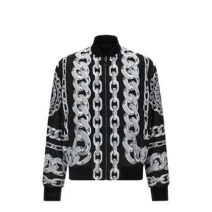 Medusa Chains Reversible Bomber Jacket