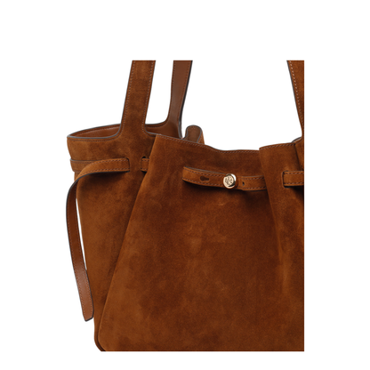 Romy Leather Shoulder Bag - Brown