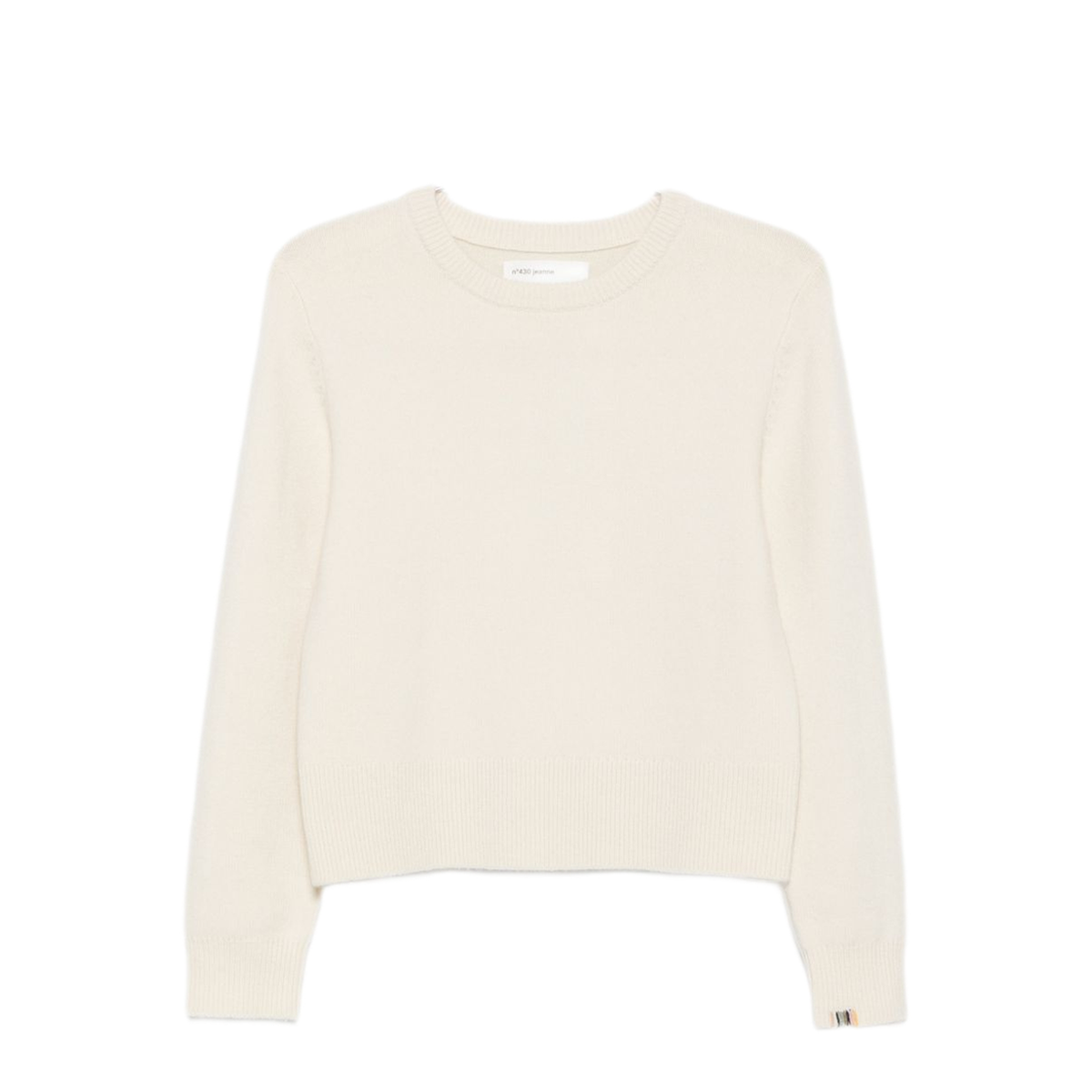 MAYFEYR - Extreme Cashmere - Ecru Cashmere Crew Neck Sweater - 430JEANNE035