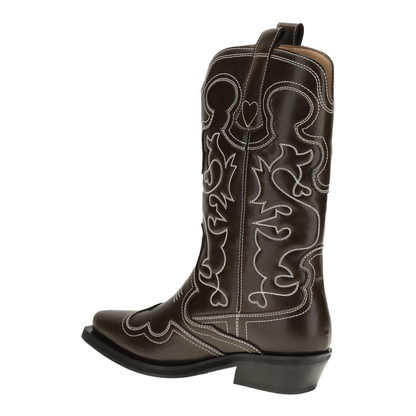 MAYFEYR - Ganni - Faux-Leather Texan Boots - S3112