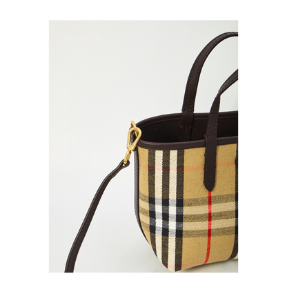 Mini Reversible Brown Leather Bag