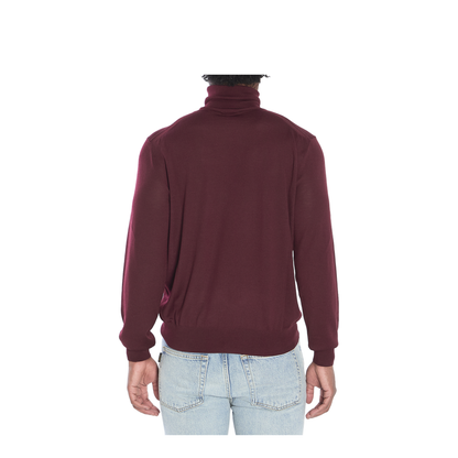 Wool turtleneck sweater