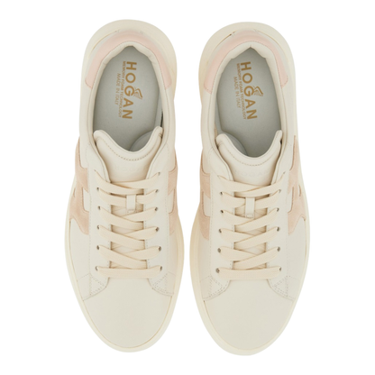 Panelled Design Lace-Up Sneakers