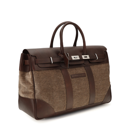 MAYFEYR - Brunello Cucinelli - Travel Bag In Leather And Fabric - MBROBU071
