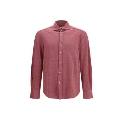 MAYFEYR - Brunello Cucinelli - Linen And Cotton Knit Shirt - MR8276686