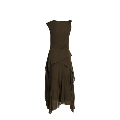 MAYFEYR - Ganni - Draped Long Dress - A1030487ZWX