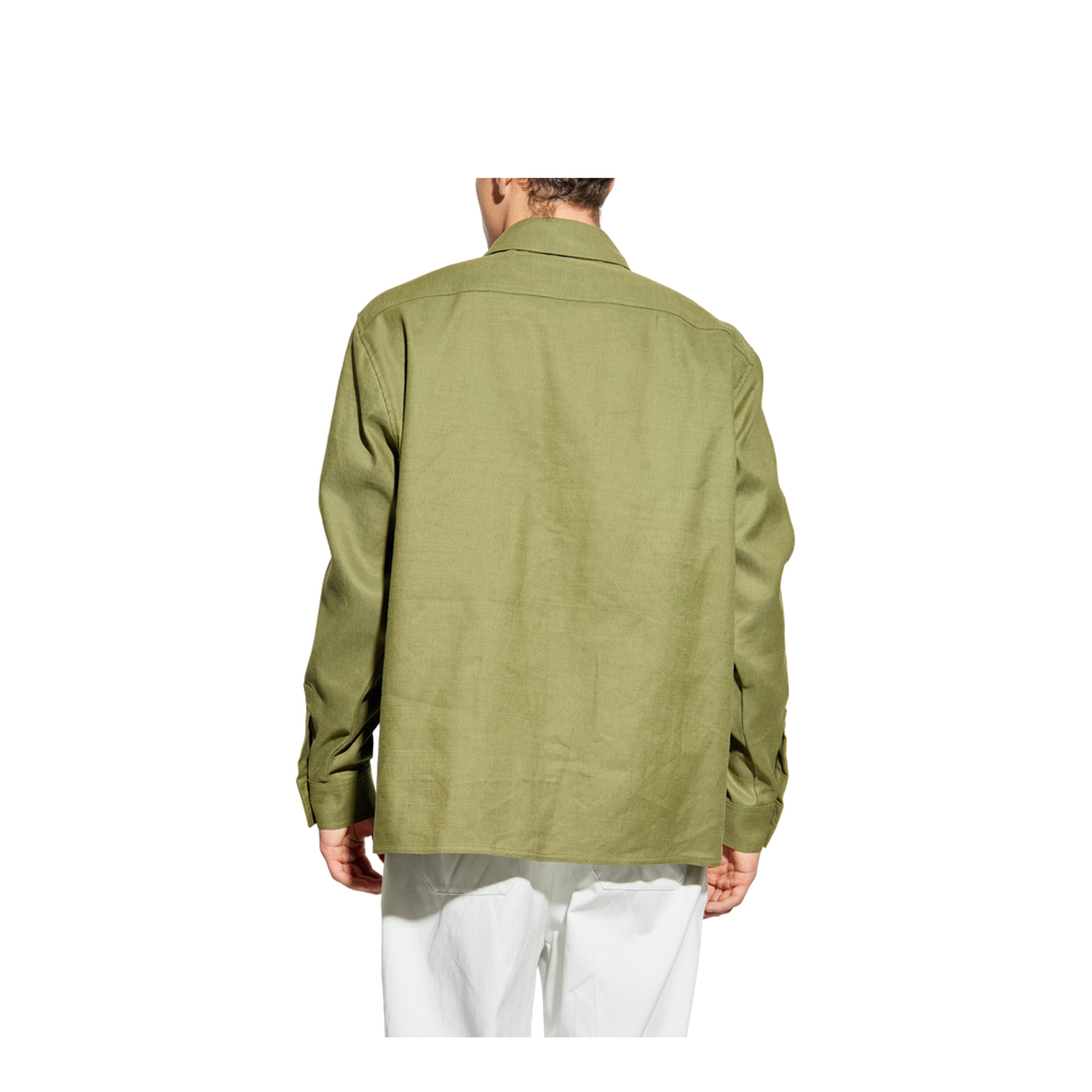 Long Sleeved Logo Printed Shirt