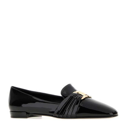 MAYFEYR - Ferragamo - Ornament Draped Double Gancio Loafers - 01M0407953611CNERO