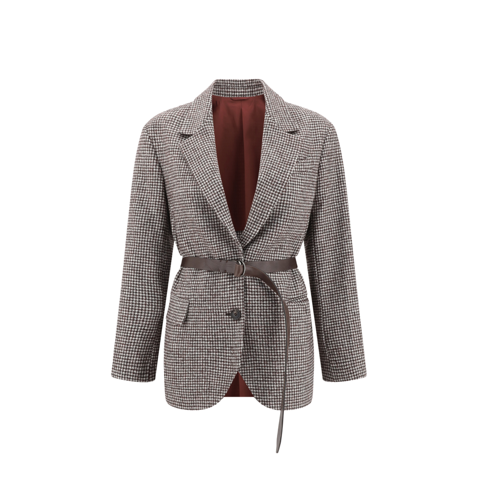 Lapel Collar Long Sleeve Button Cuff Shirt