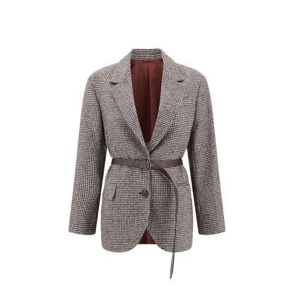 Lapel Collar Long Sleeve Button Cuff Shirt