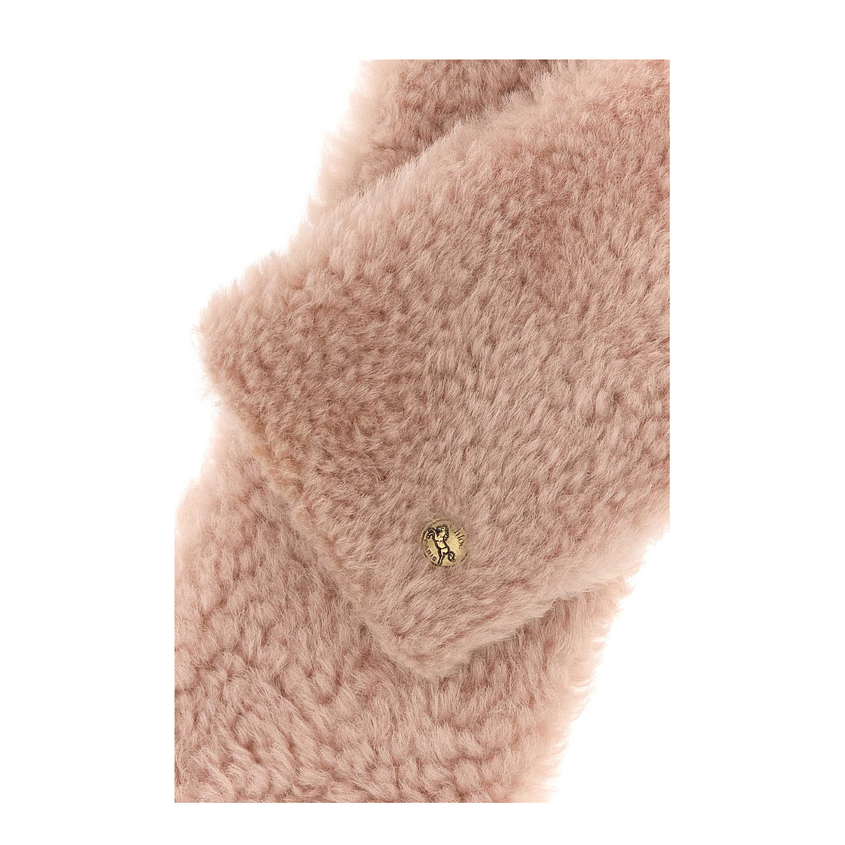 MAYFEYR - Chloè - Compact Scar Pink Shearling Scarf - CH27STS06WLS27Q