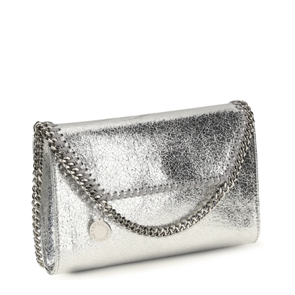 MAYFEYR - Stella Mccartney - Falabella Metallic Fabric Shoulder Bag - 581238WP0587
