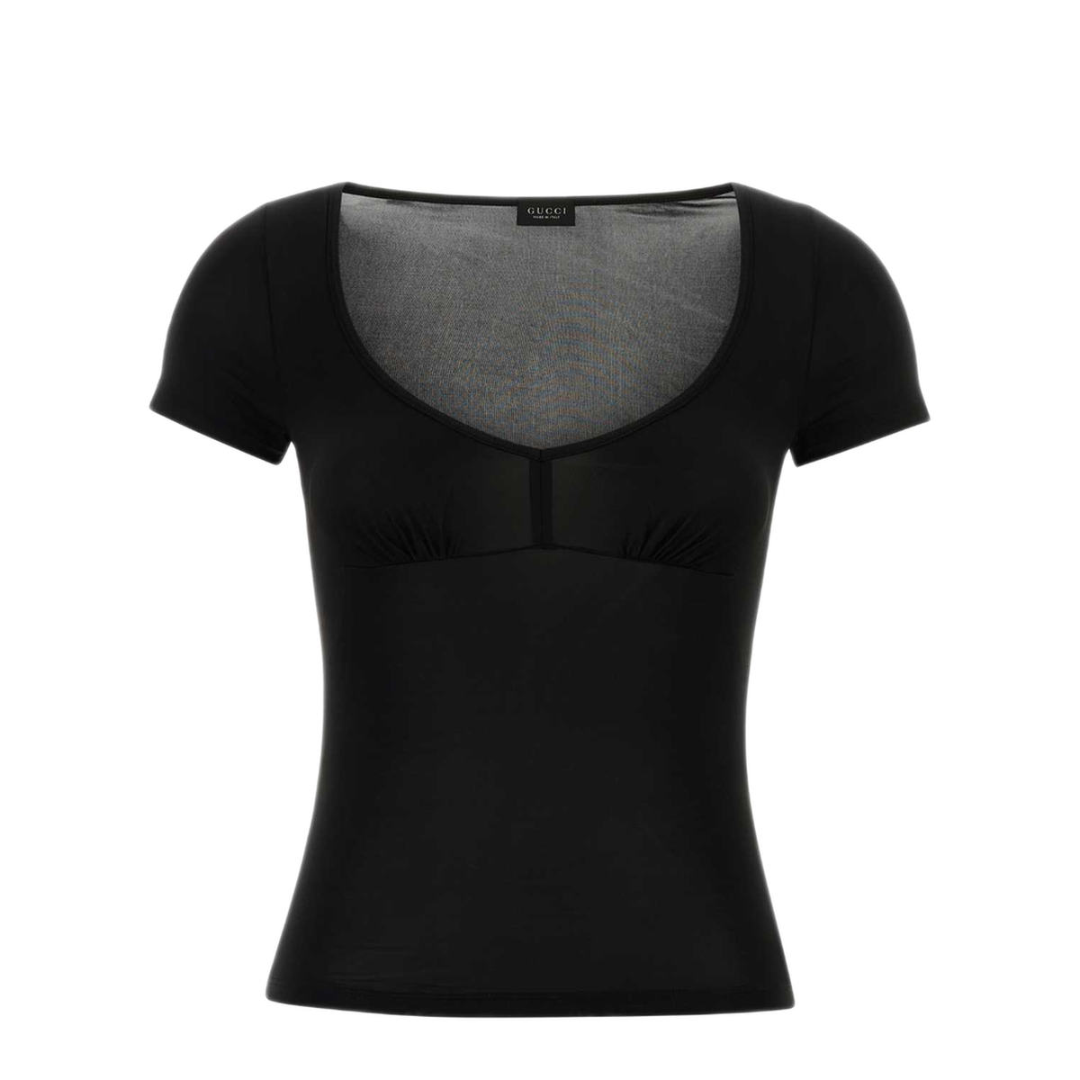 MAYFEYR - Gucci - Black Stretch Jersey T Shirt - 875485XUAPR1000