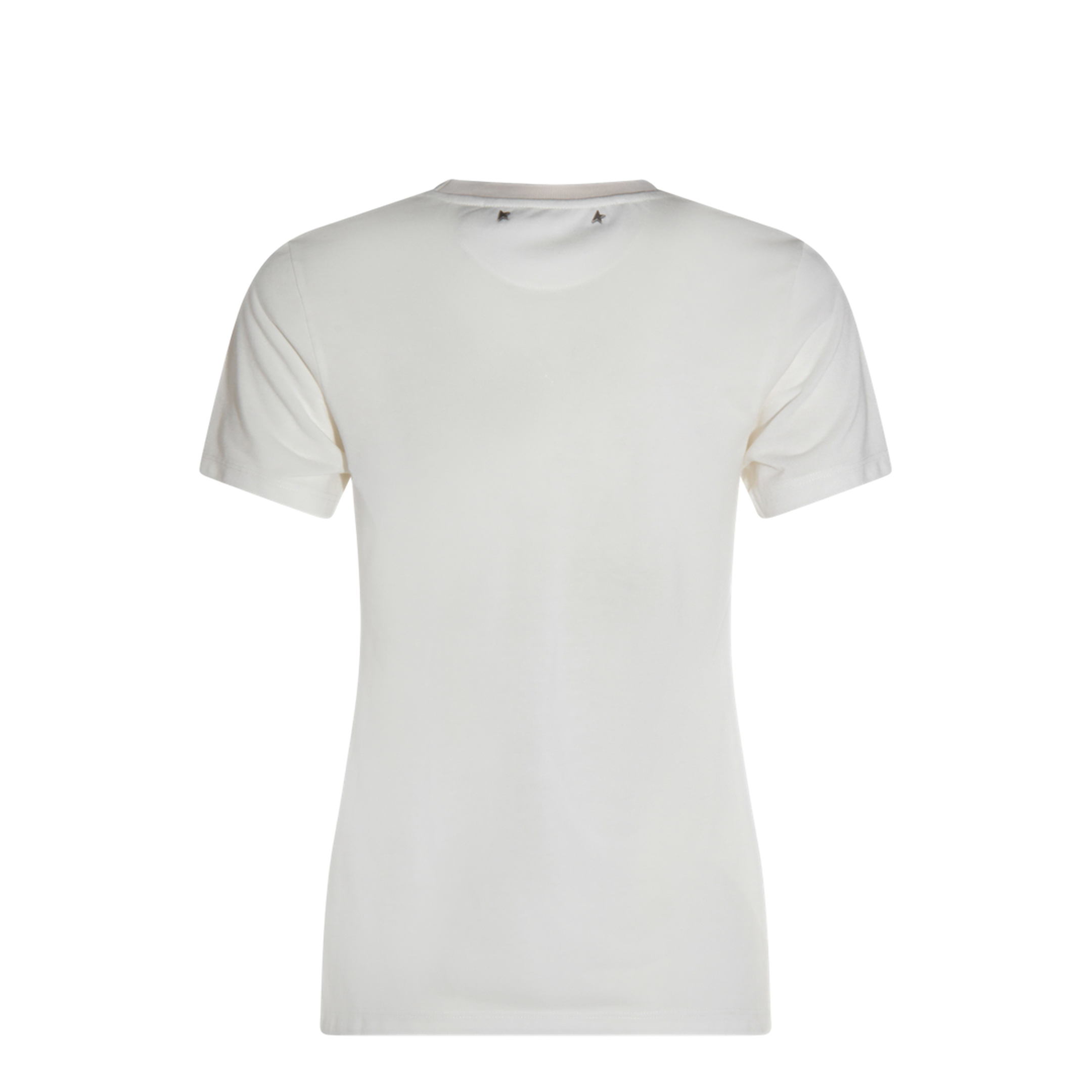 White T-Shirt with Print on the Front