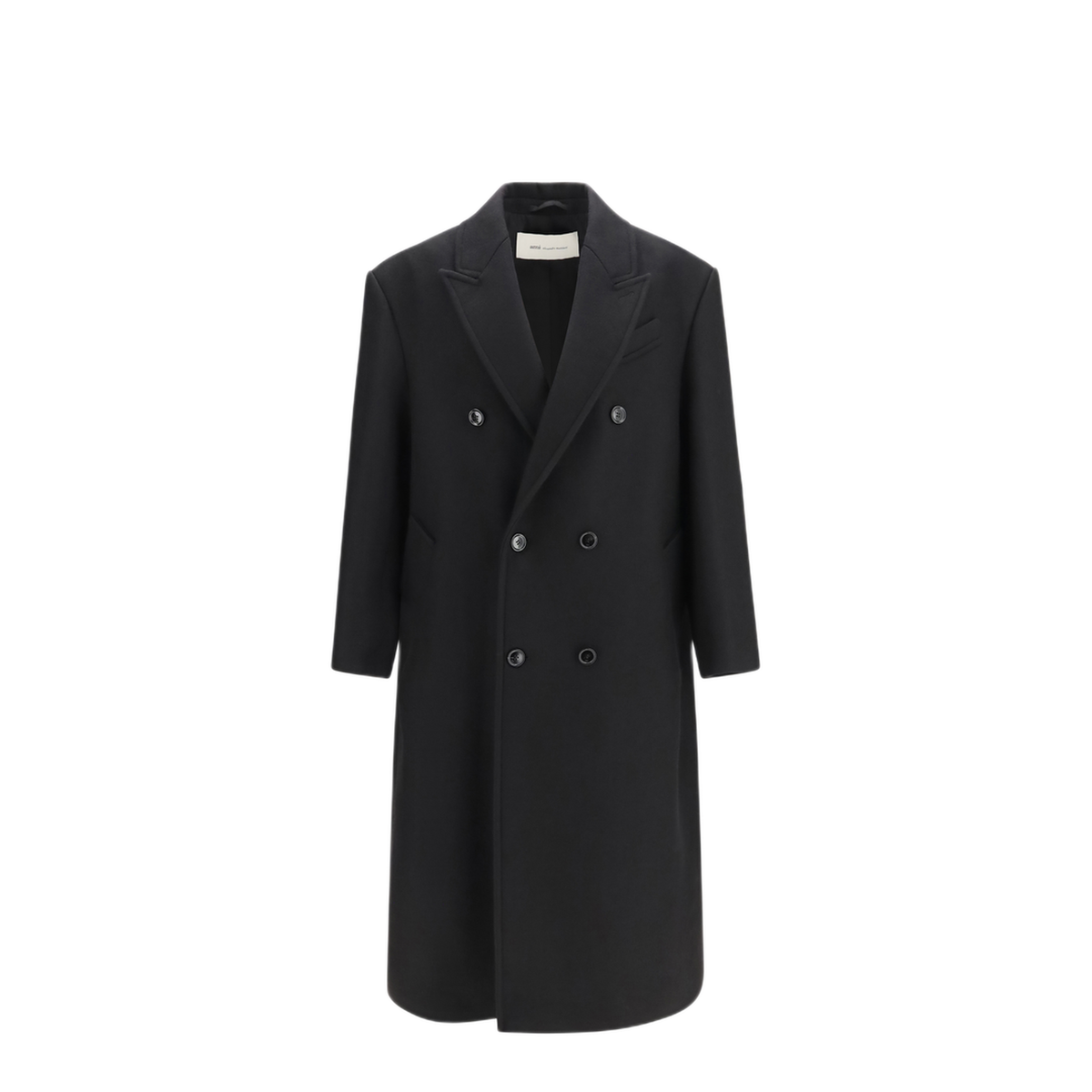 Long Double Breasted Wool Coat