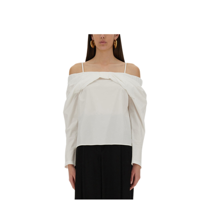 MAYFEYR - NINA RICCI - Off Shoulder Shirt - 25PCTO008CO1077U1000