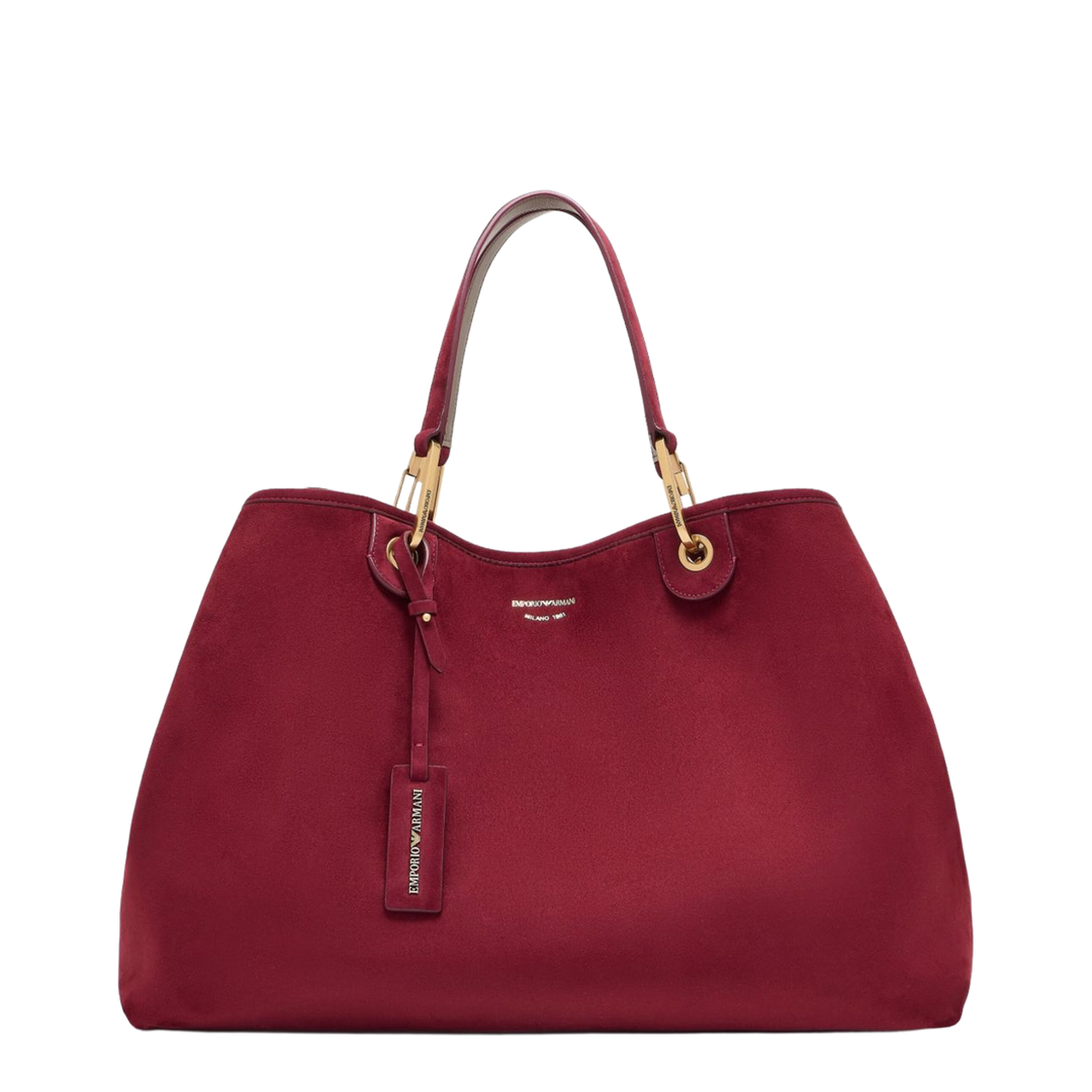 Faux Suede Large Shopper Bag