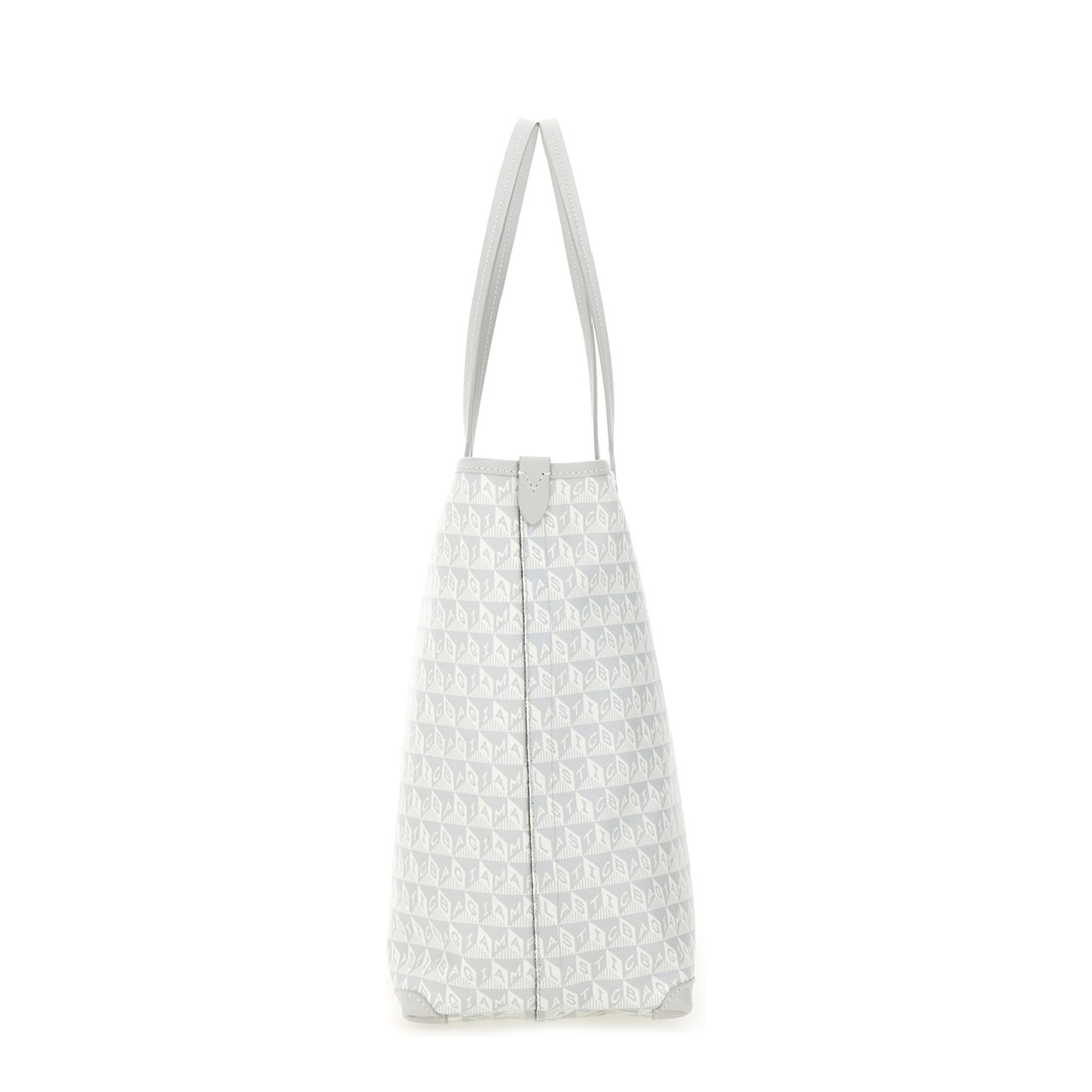 I Am A Plastic Bag Wink Zipped Tote - Frost