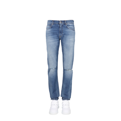 JEANS CON PATCH LOGO