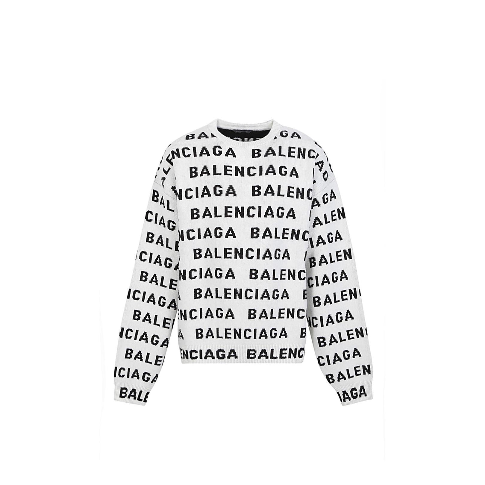 Balenciaga Sweaters White