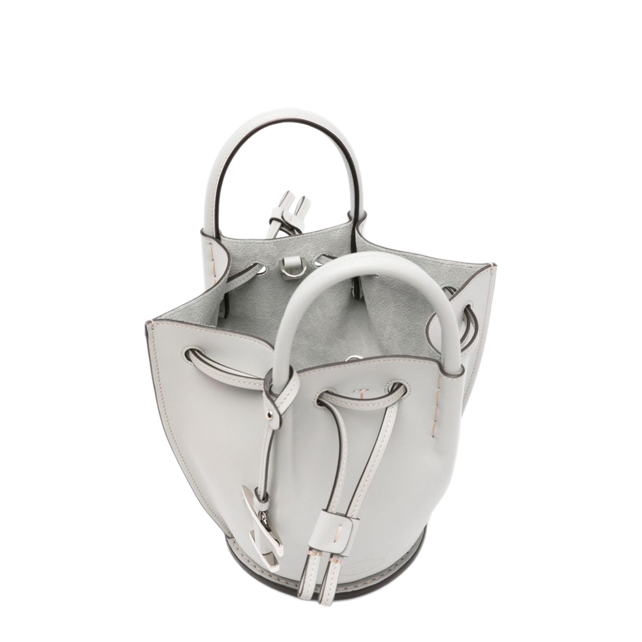MAYFEYR - Tod's - Logo Charm Leather Mini Bucket Bag - XBWBUZK0100UPPB215