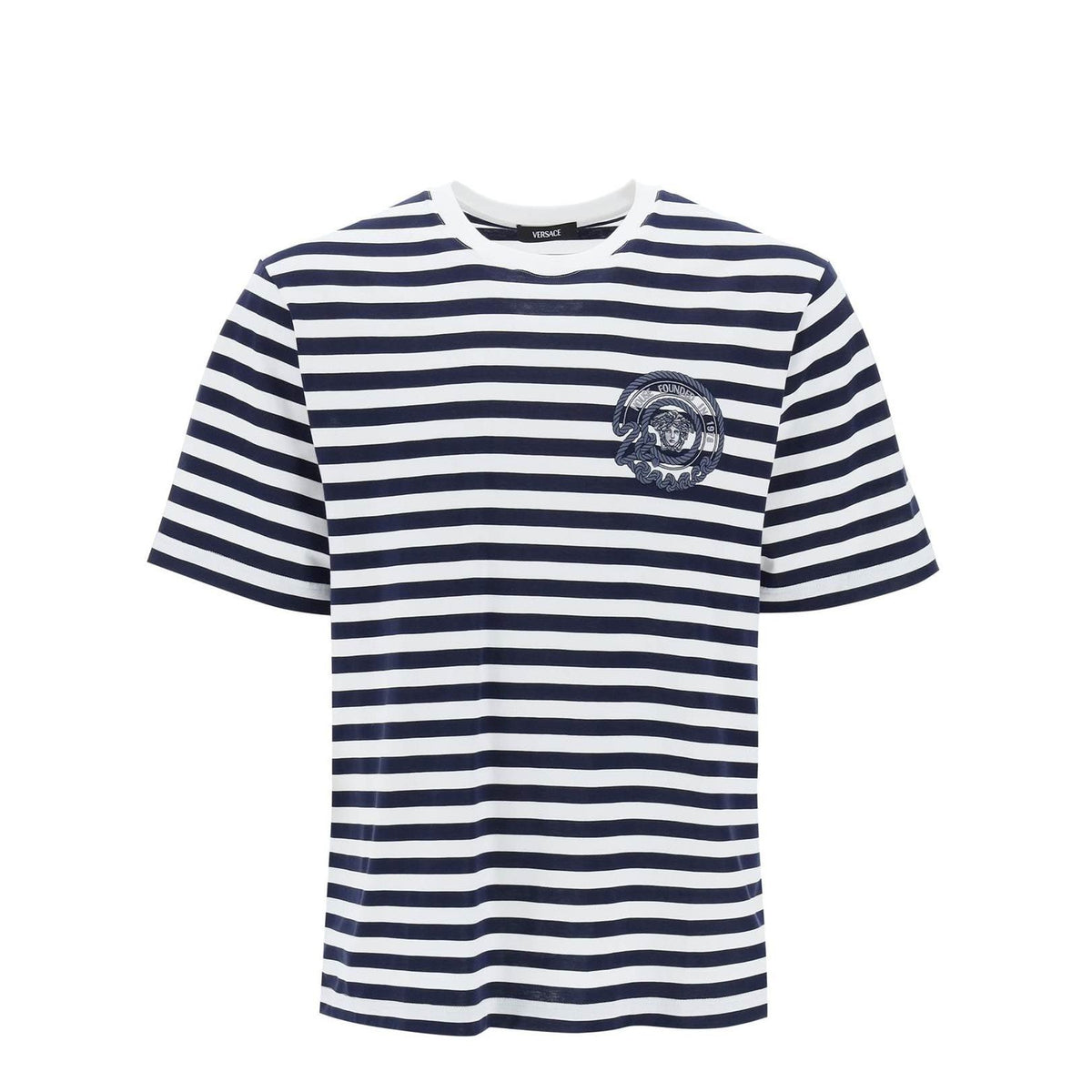 Versace nautical stripe t-shirt