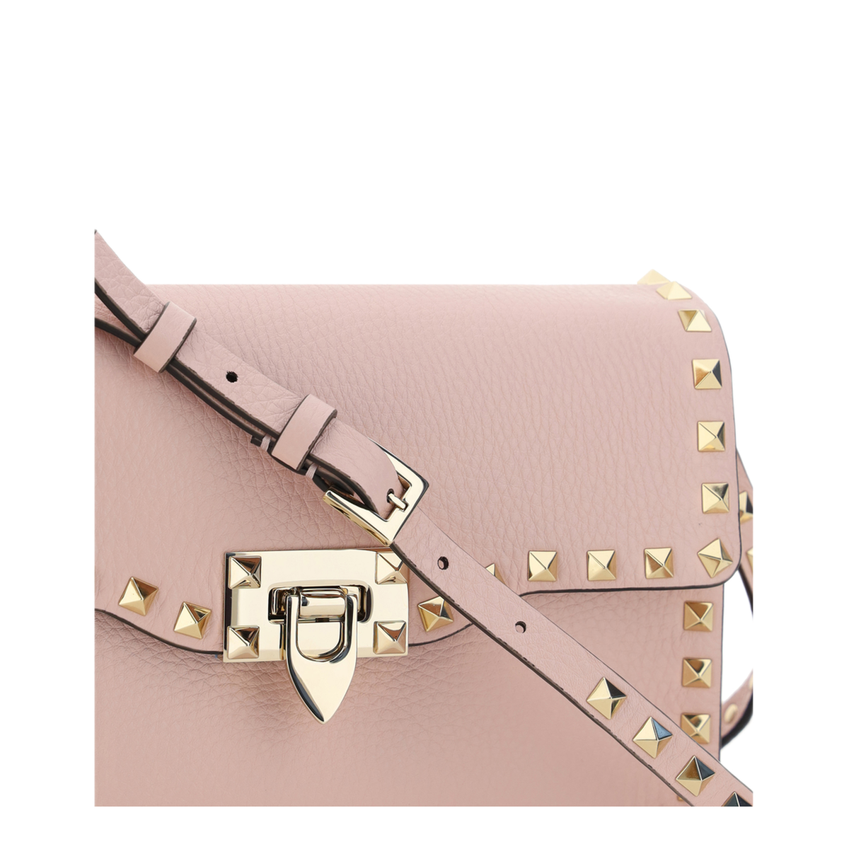 MAYFEYR - Valentino - Rockstud Mini Shoulder Bag In Garnet Calfskin - 9W2B0181VSF16Q