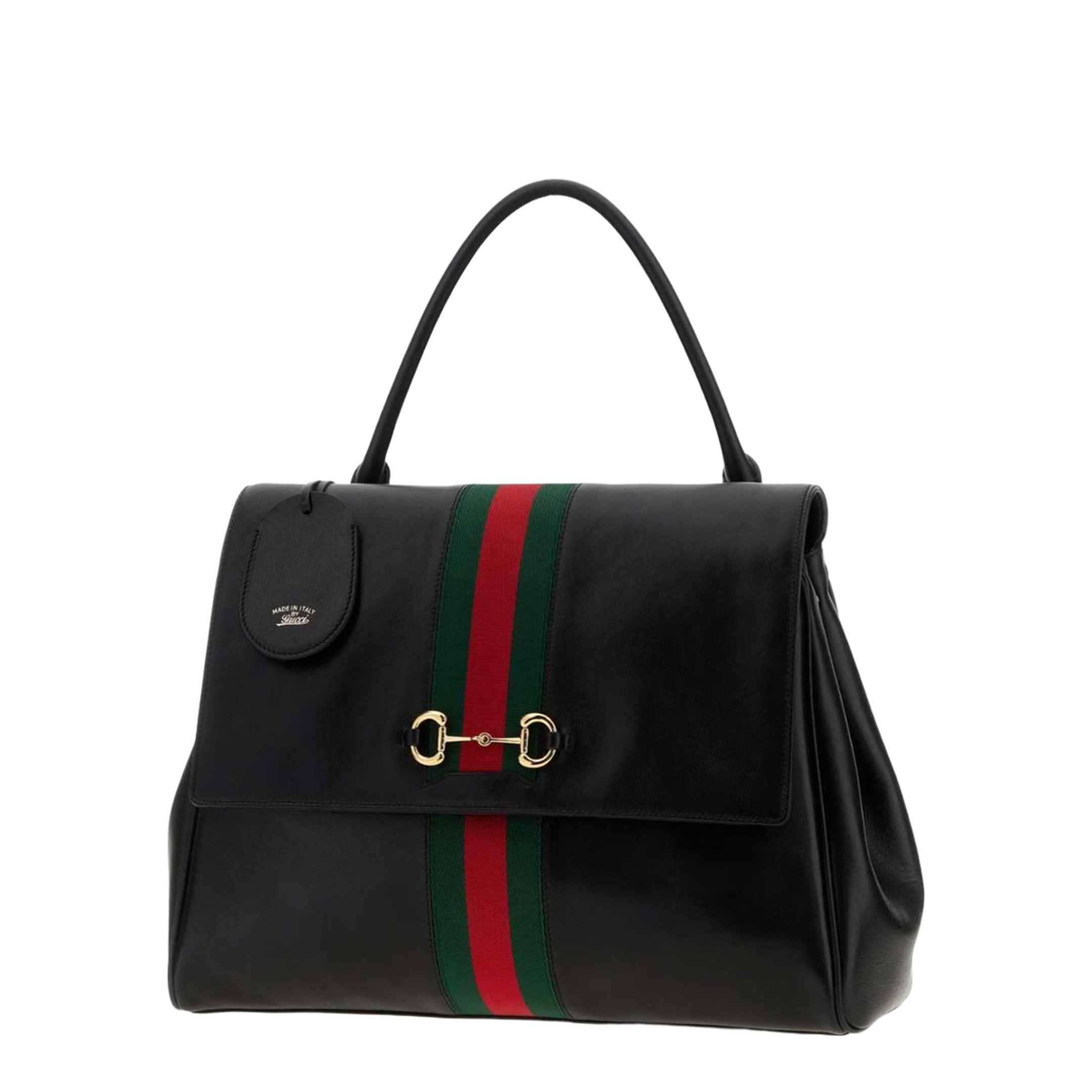 MAYFEYR - Gucci - Paparazzo Large Top Handle Bag In Black Leather - 875019AAGIQ1053