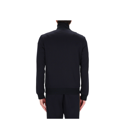 Blue Full Zip Jacket With Zip Closure