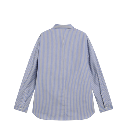 MAYFEYR - Givenchy - White/Blue Striped Poplin Shirt - BM615816PL131