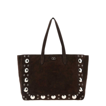 Large Suede Shopping Tote