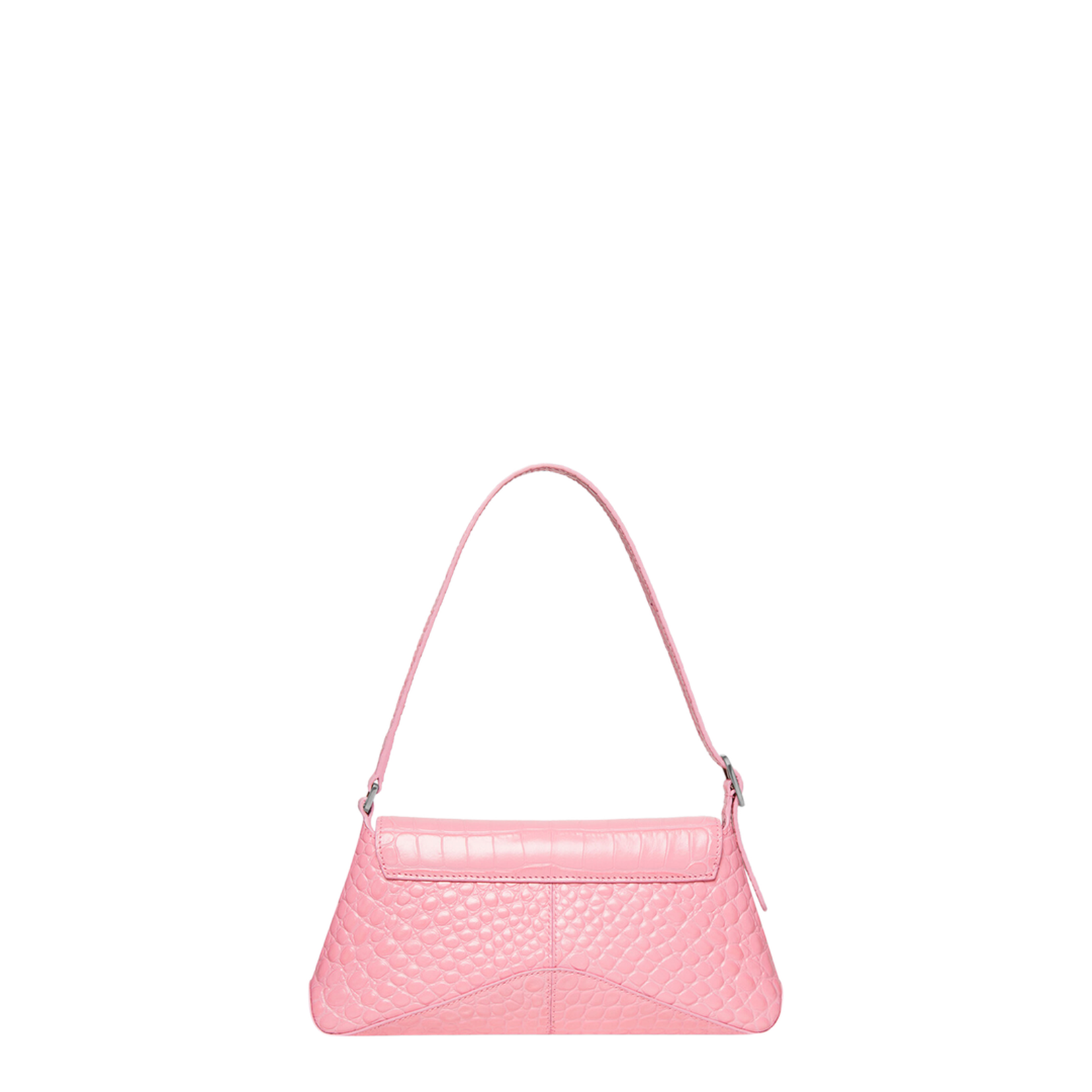 Balenciaga Croco-Embossed Leather XX Small Flap Bag