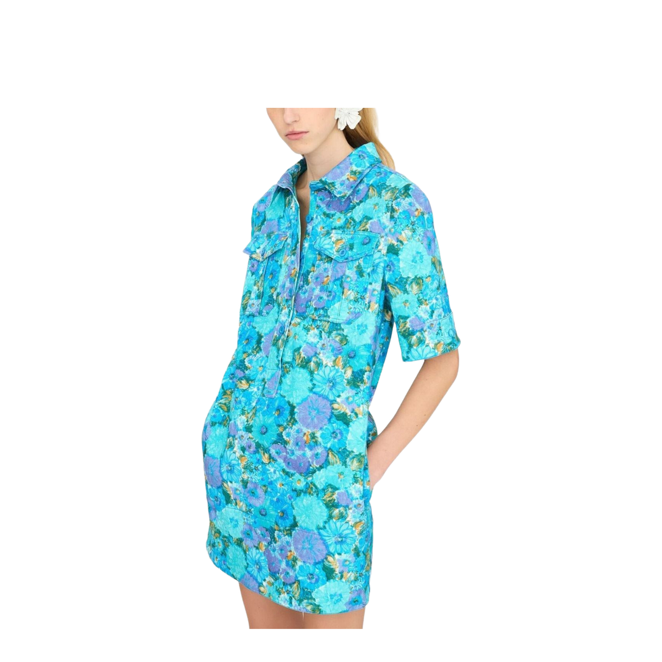 MAYFEYR - Chloè - Light Blue Dresses - CH26URO693074ZA
