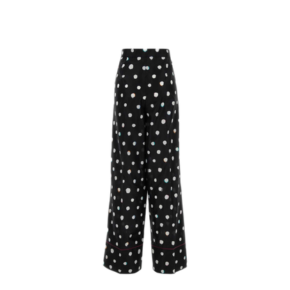 MAYFEYR - Fendi - Printed Silk Wide Leg Pant - FR6678AVJQF0GME