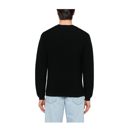 Navy Blue Crew Neck Sweater