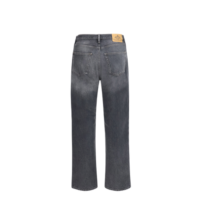 Vintage Effect Denim Jeans