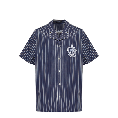 Striped Poplin Pyjama Shirt
