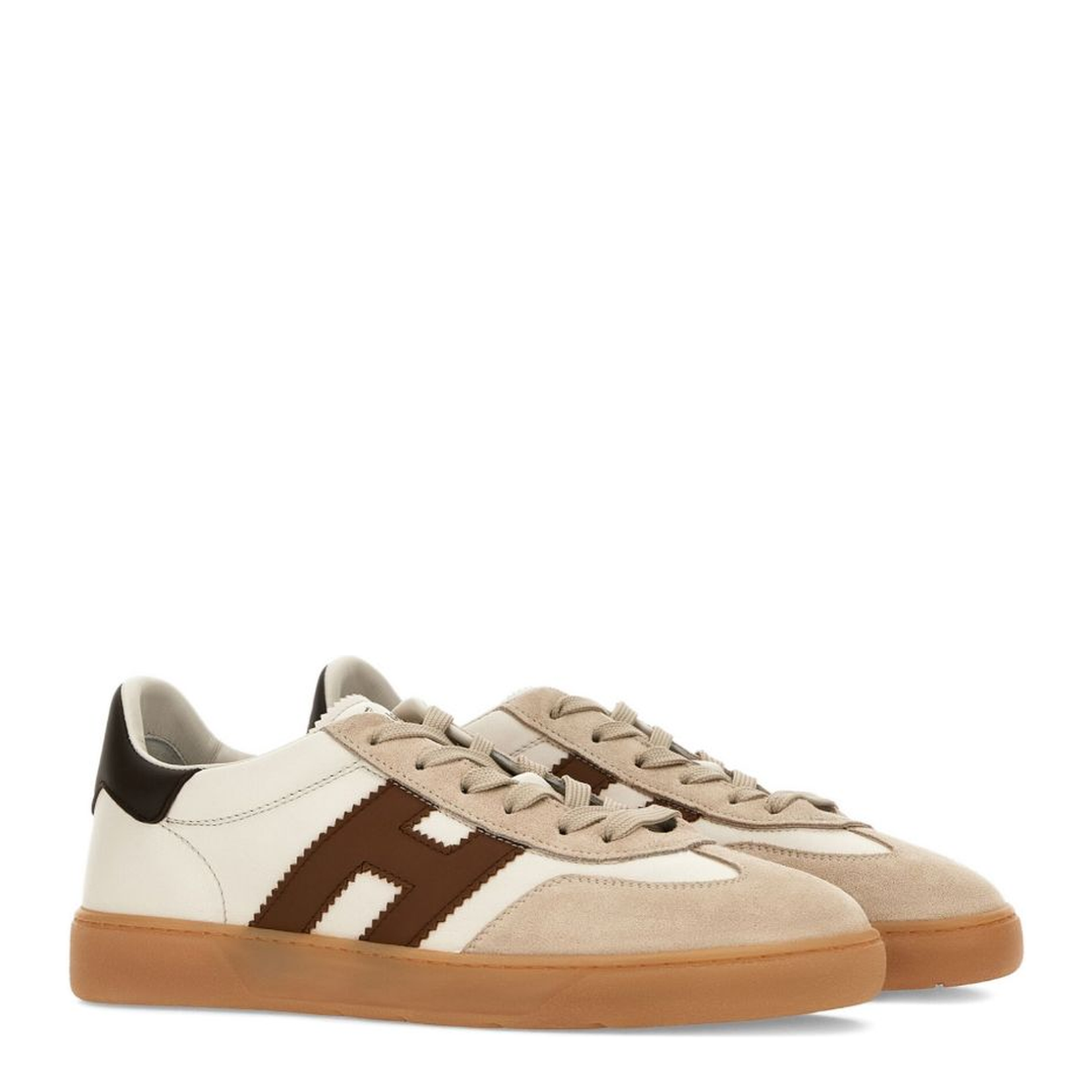 Cool Sneakers Ivory Beige Brown