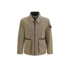 Padded Cotton And Wool Blend Jacket