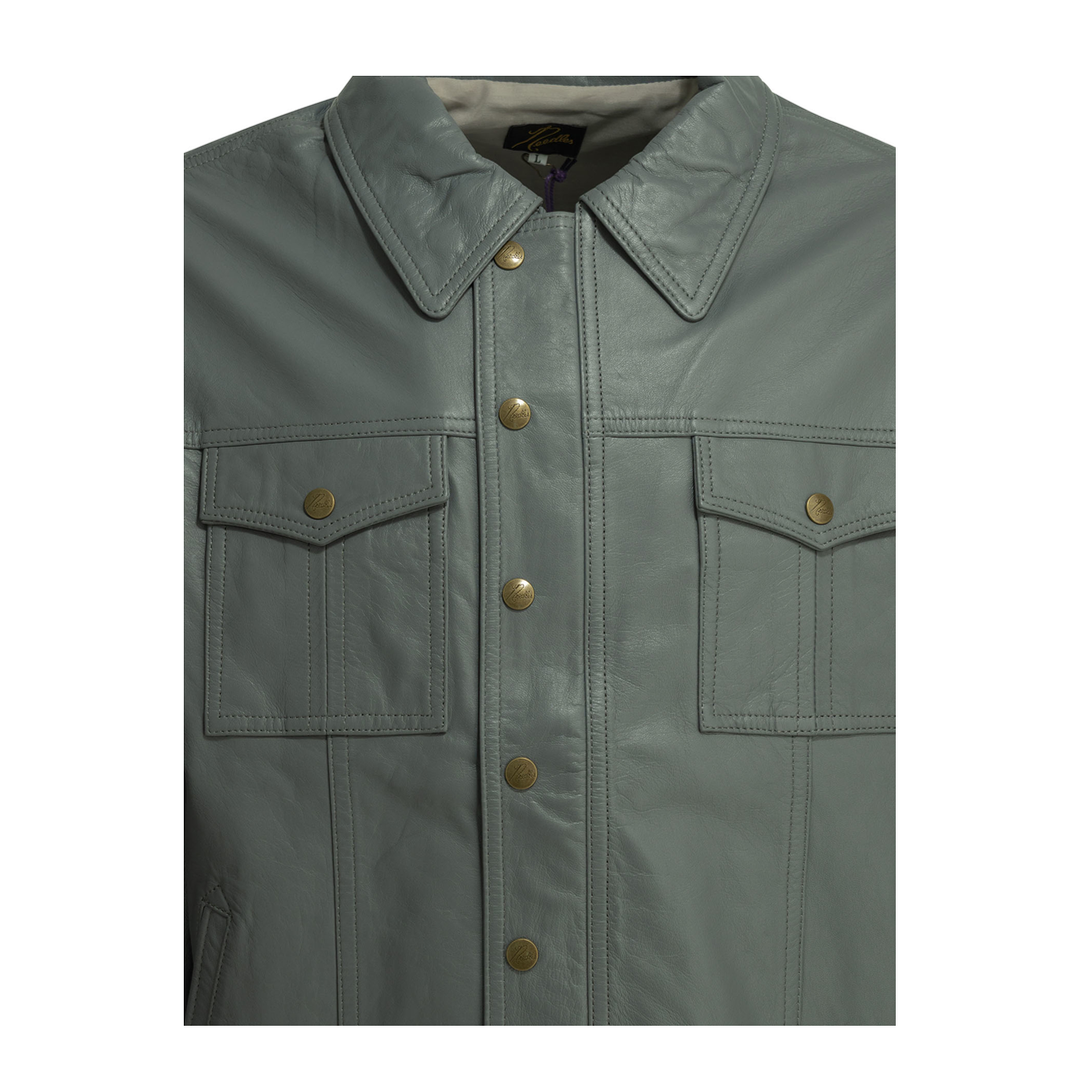 MAYFEYR - Needles - Southern Leather Jacket - SX120AGREY
